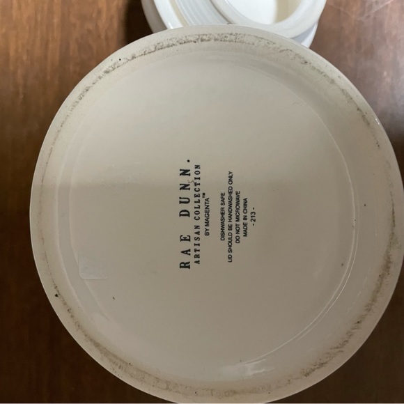 Rae Dunn Christmas BELIEVE Canister w/ Red Santa Hat & JOY Cup - Picture 7 of 11